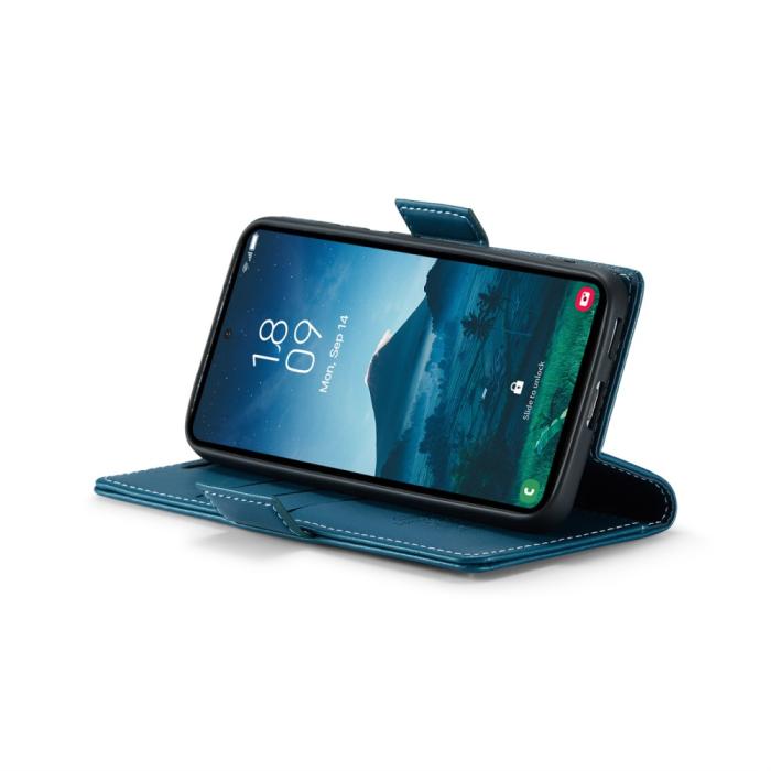 Bild 4, CASEME Galaxy S25 Ultra Fodral RFID Slim Läder Blå