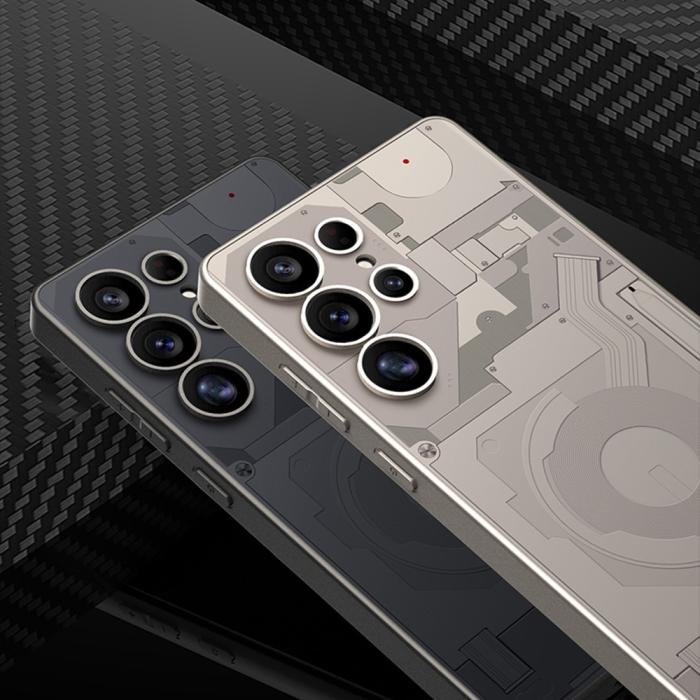 Bild 4, GKK Samsung Galaxy S25 Ultra Skal Circuit Titanium Grey