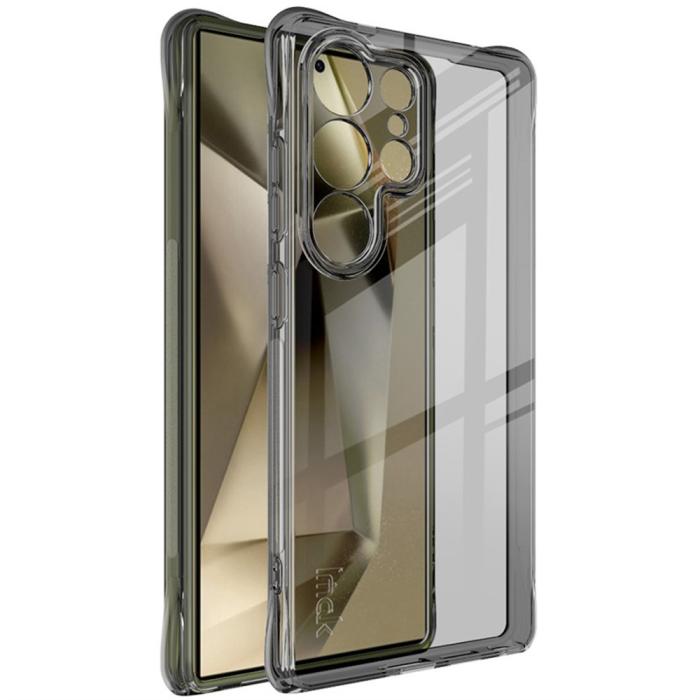 Bild 1, IMAK Galaxy S25 Ultra Skal Airbag Shockproof Tonad Svart