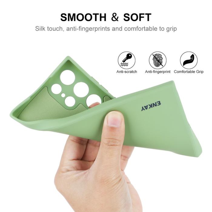 Bild 3, ENKAY Samsung Galaxy S25 Ultra Skal Silikon Svart