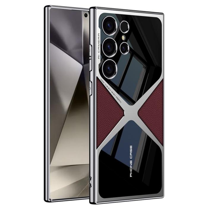 Bild 1, GKK Samsung Galaxy S25 Ultra Skal X Shape Röd