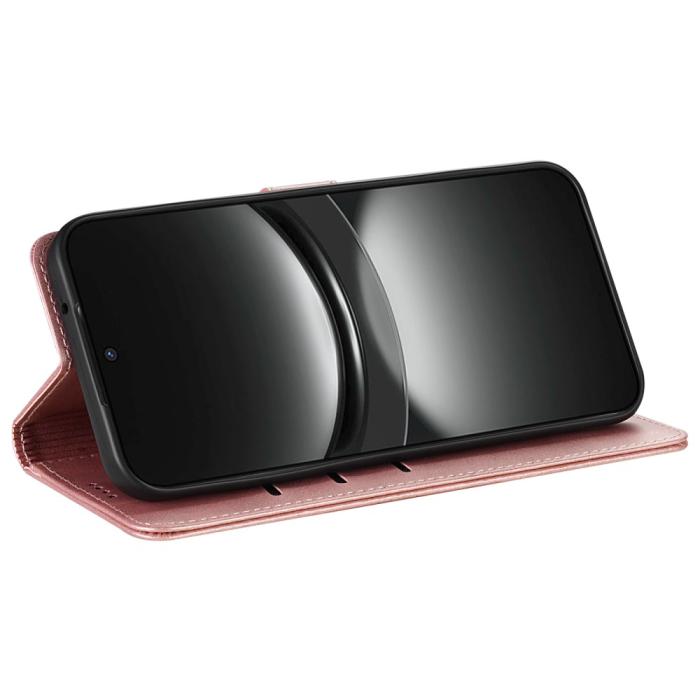 Bild 3, AZNS Samsung Galaxy S25 Ultra Fodral Läder Roséguld