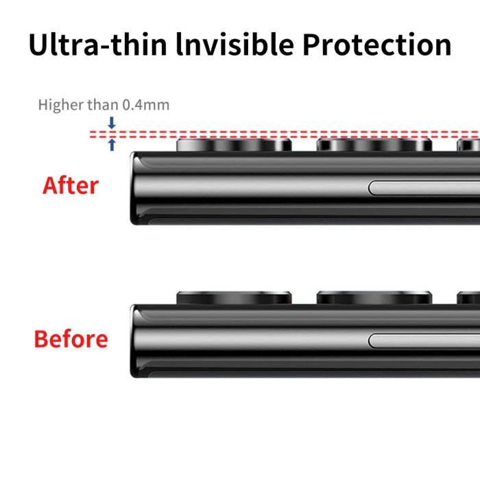 Bild 5, ENKAY Samsung Galaxy S25 Ultra Linsskydd Härdat Glas Svart