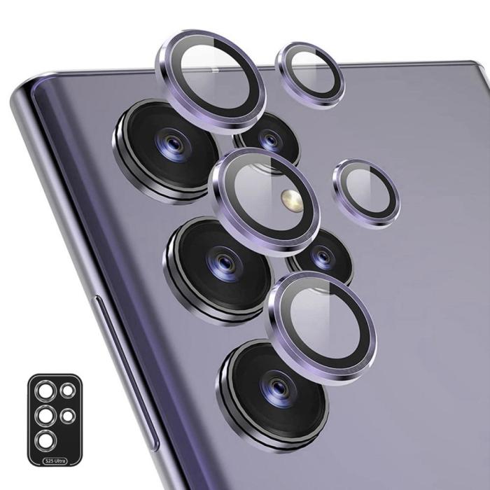 Bild 1, ENKAY Samsung Galaxy S25 Ultra Linsskydd Mörk Lila