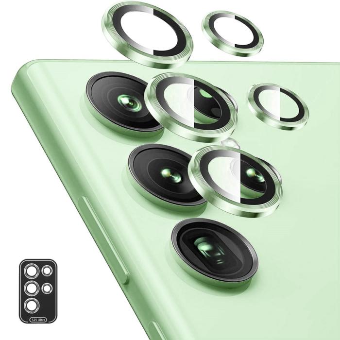 Bild 1, ENKAY Samsung Galaxy S25 Ultra Linsskydd Grön