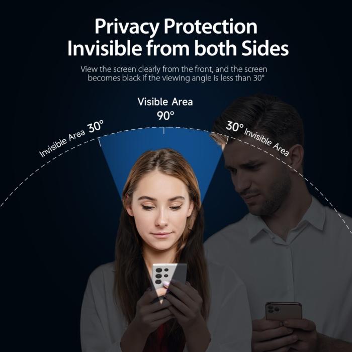 Bild 3, DUX DUCIS Galaxy S25 Ultra Skärmskydd Härdat Glas Privacy