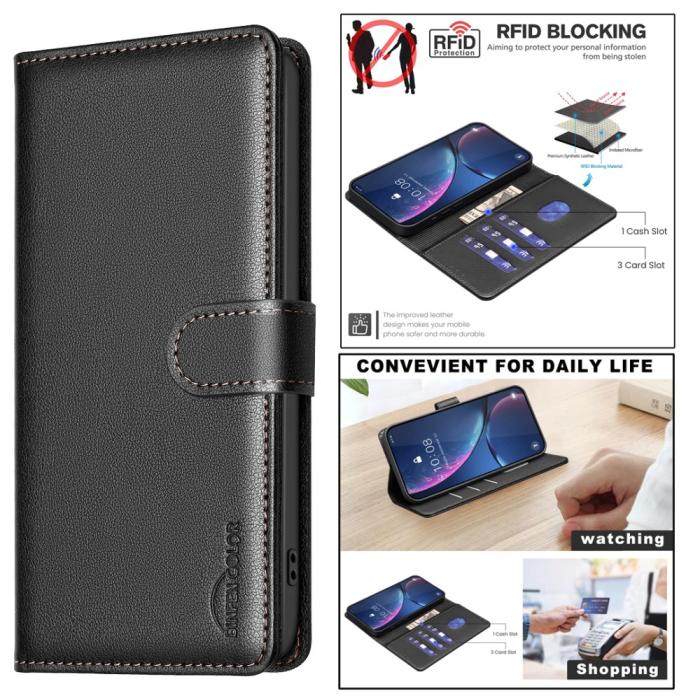 Bild 5, Samsung Galaxy A16 / A26 5G Fodral RFID Läder Svart