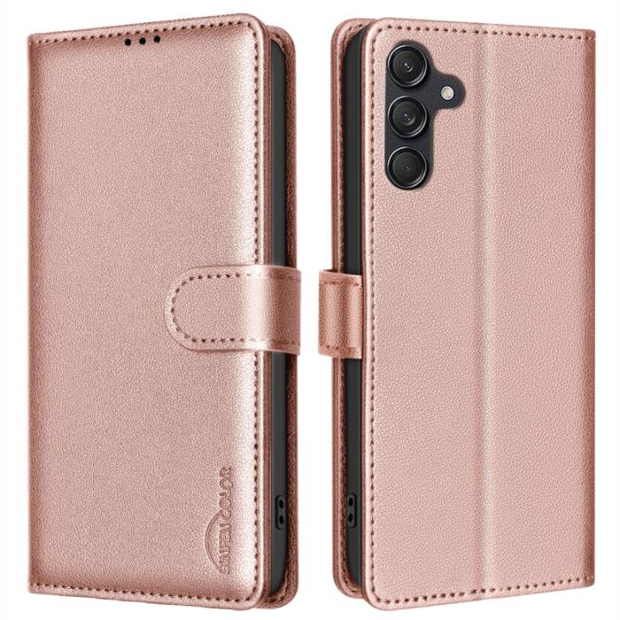 Bild 1, Samsung Galaxy A16 / A26 5G Fodral RFID Läder Roséguld