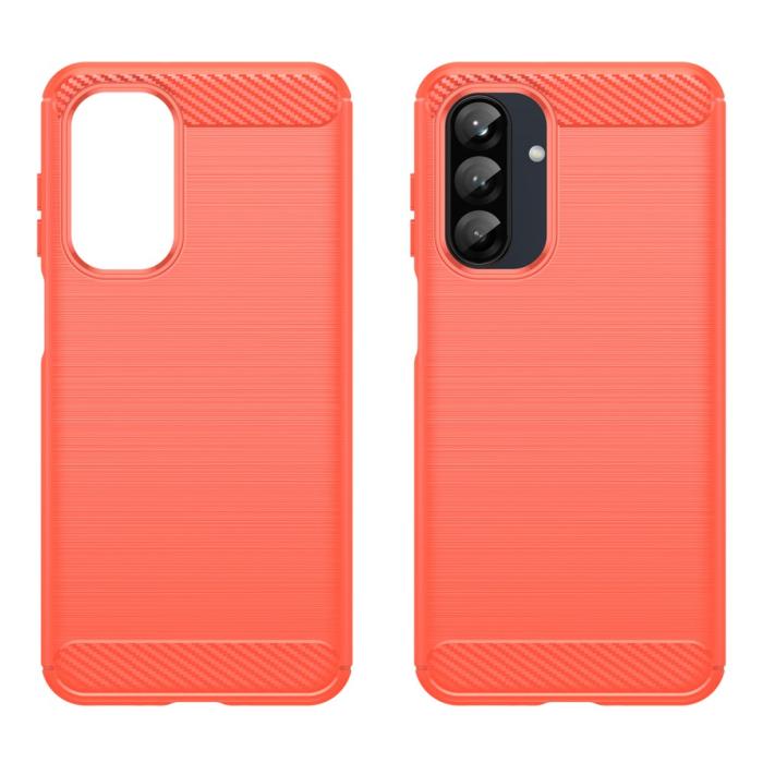 Bild 2, Samsung Galaxy A16 / A26 5G Skal Kolfiber Textur Röd