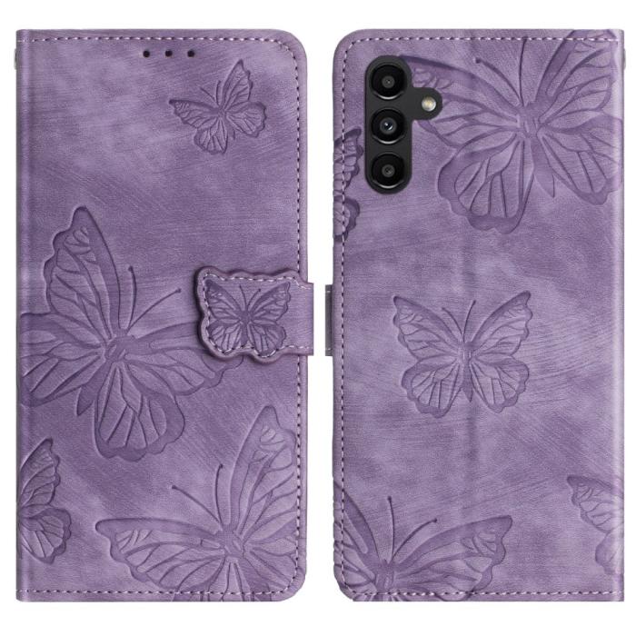 Bild 1, Samsung Galaxy A16 / A26 5G Fodral Fjärilar Lila