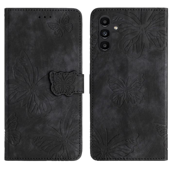Bild 1, Samsung Galaxy A16 / A26 5G Fodral Fjärilar Svart