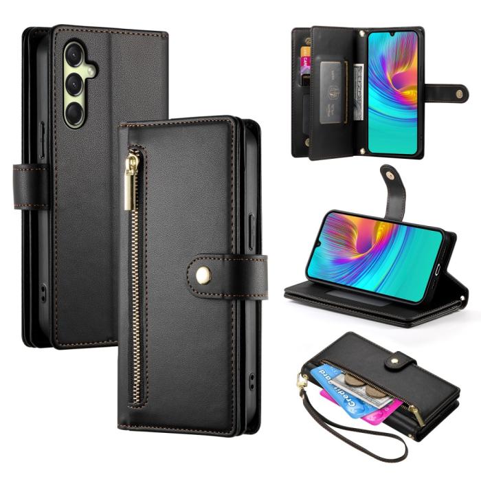 Bild 1, Samsung Galaxy A16 / A26 5G Fodral Med Kortfack Svart