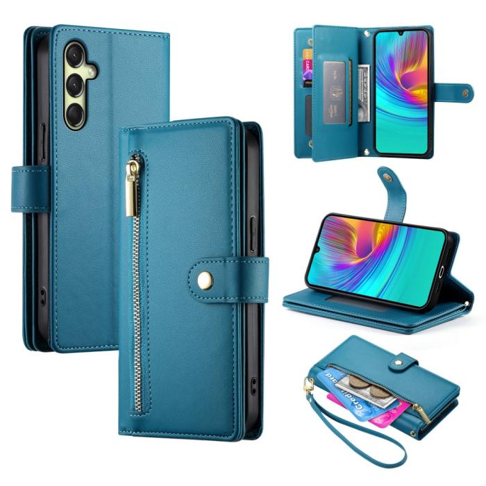 Bild 1, Samsung Galaxy A16 / A26 5G Fodral Med Kortfack Blå