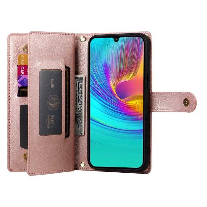 Bild 2, Samsung Galaxy A16 / A26 5G Fodral Med Kortfack Roséguld