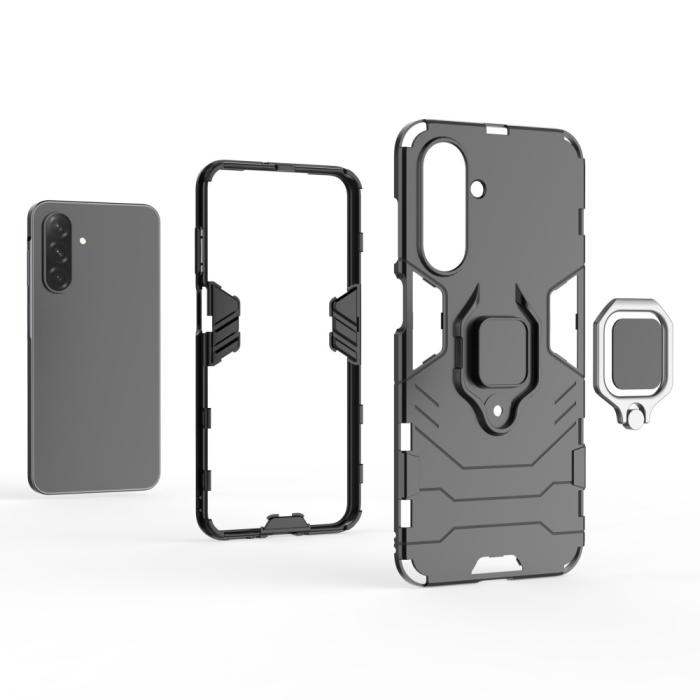 Bild 3, Samsung Galaxy A16 / A26 5G Skal Hybrid Ring Armor Svart