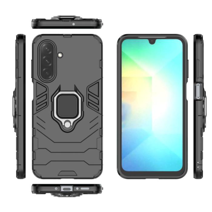 Bild 5, Samsung Galaxy A16 / A26 5G Skal Hybrid Ring Armor Svart