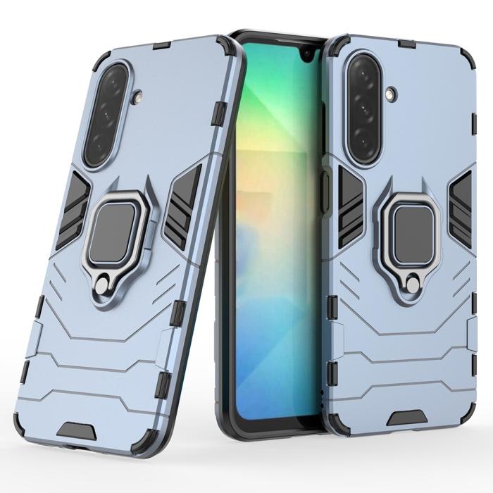 Bild 4, Samsung Galaxy A16 / A26 5G Skal Hybrid Ring Armor Blå