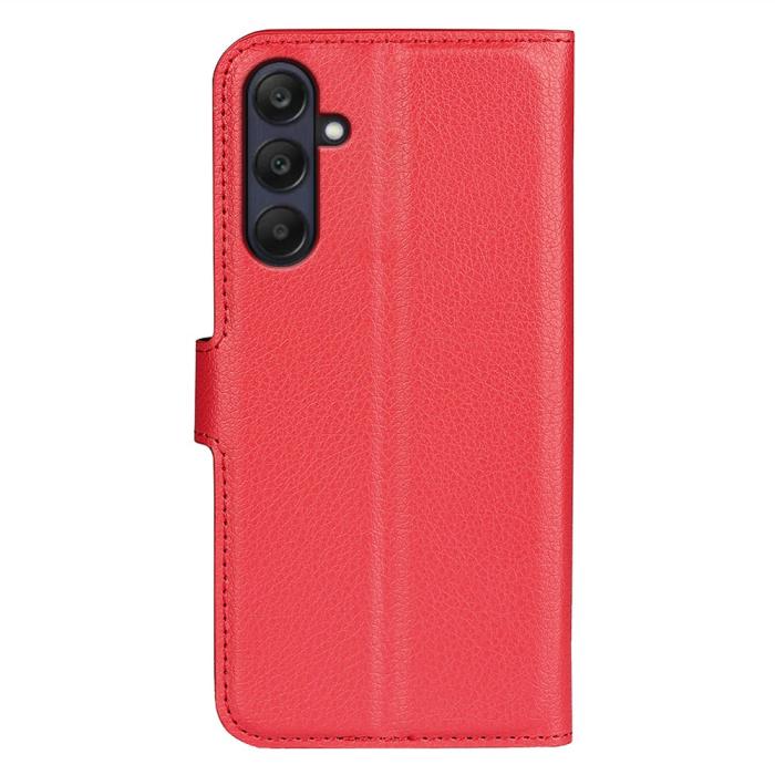 Bild 6, Samsung Galaxy A16 / A26 5G Fodral Litchi Läder Textur Röd