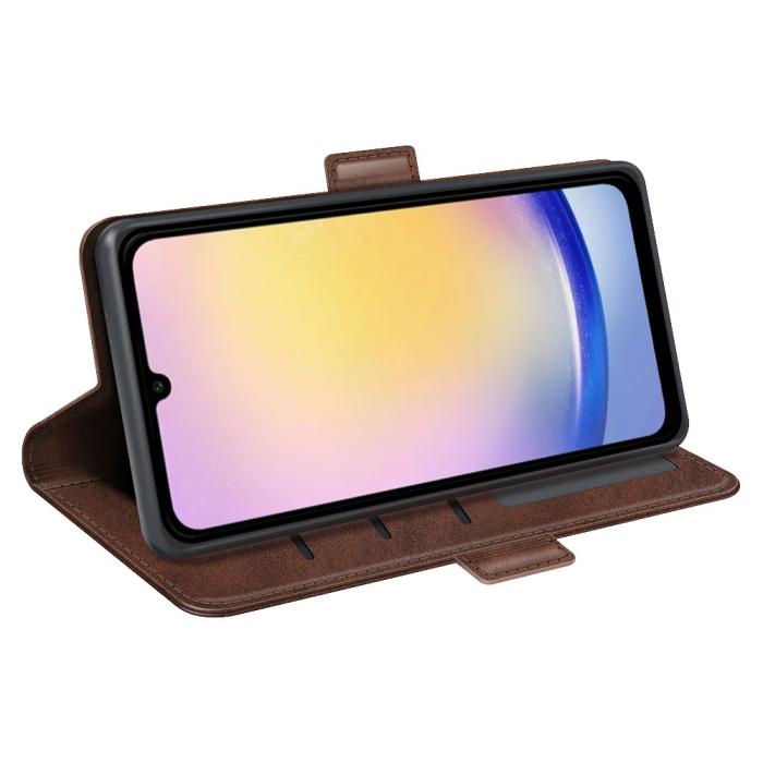 Bild 3, Samsung Galaxy A26 5G Plånboksfodral Läder Brun