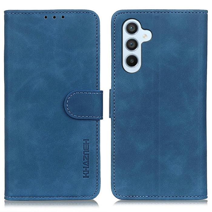 Bild 1, KHAZNEH Samsung Galaxy A16 / A26 5G Fodral Retro Läder Blå