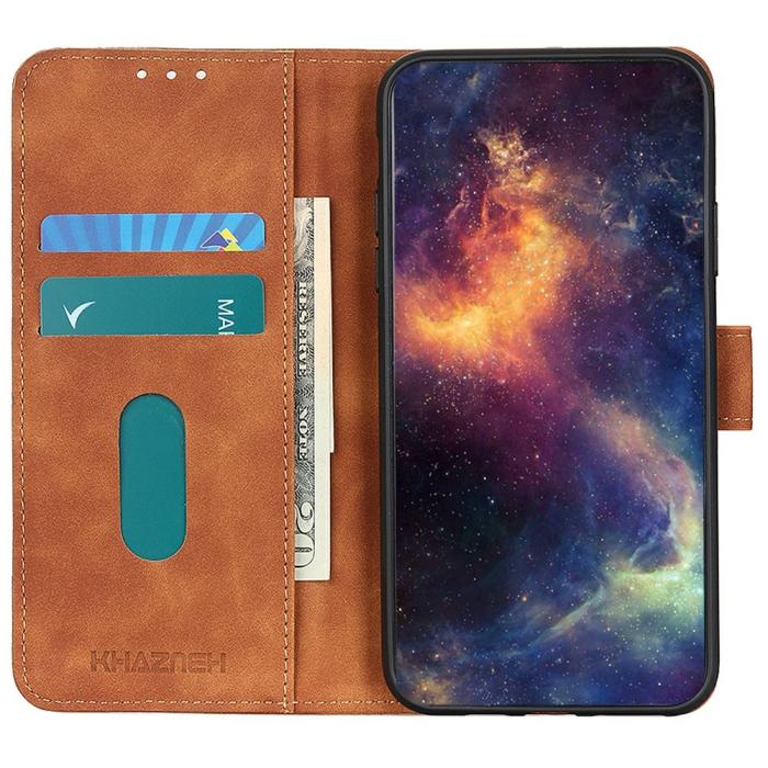 Bild 3, KHAZNEH Samsung Galaxy A16 / A26 5G Fodral Retro Läder Brun