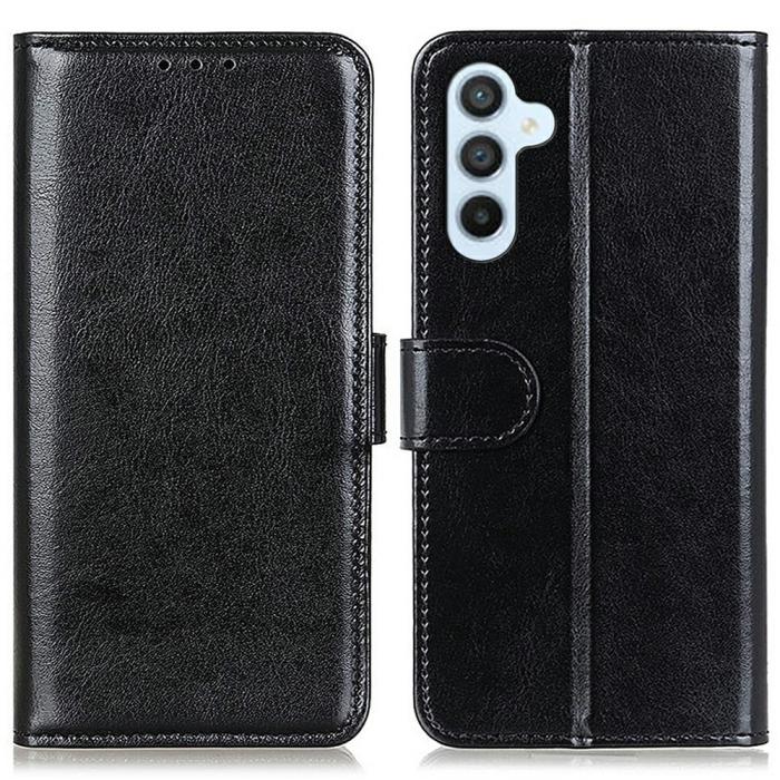 Bild 1, Samsung Galaxy A16 / A26 5G Fodral Crazy Horse Läder Svart