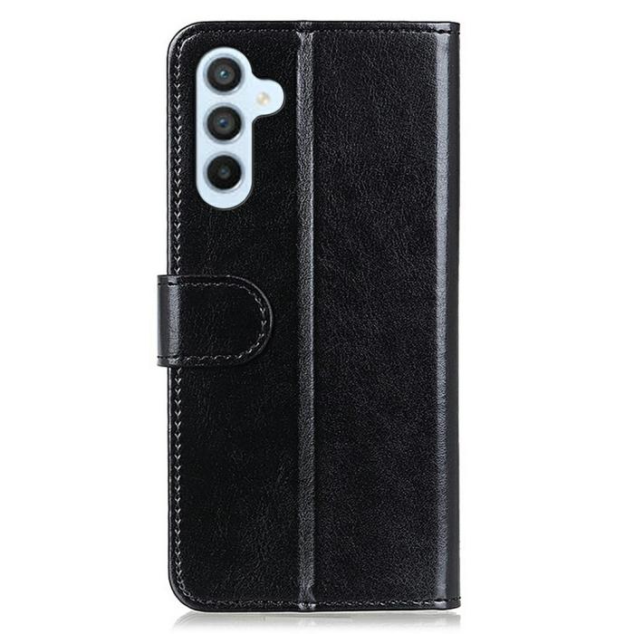 Bild 6, Samsung Galaxy A16 / A26 5G Fodral Crazy Horse Läder Svart