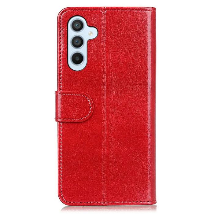 Bild 6, Samsung Galaxy A16 / A26 5G Fodral Crazy Horse Läder Röd