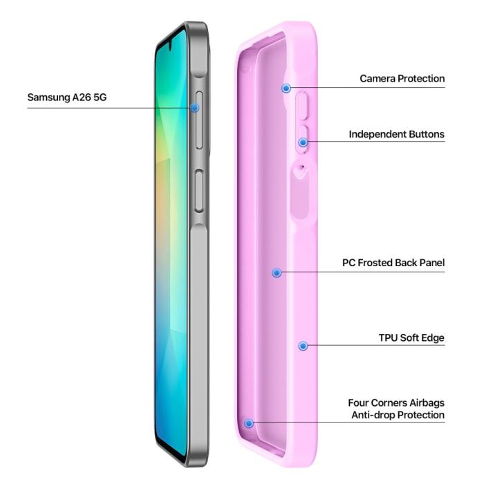 Bild 3, DUX DUCIS Galaxy A16 / A26 5G Skal Yind Series Matt Rosa