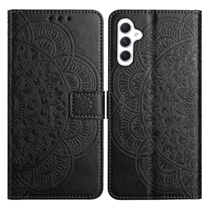Bild 1, Samsung Galaxy A16 / A26 5G Fodral Mandala Läder Svart