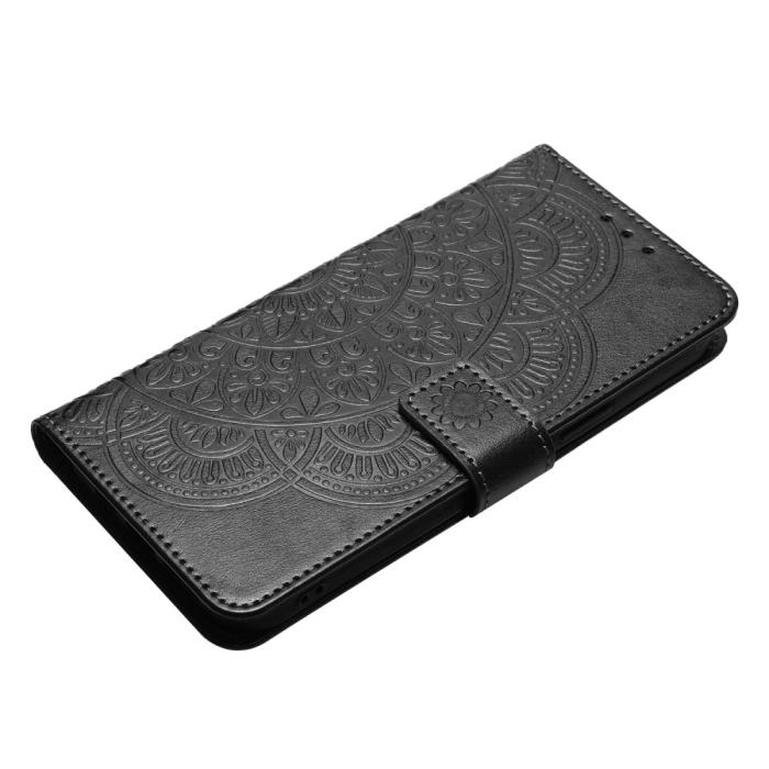 Bild 4, Samsung Galaxy A16 / A26 5G Fodral Mandala Läder Svart
