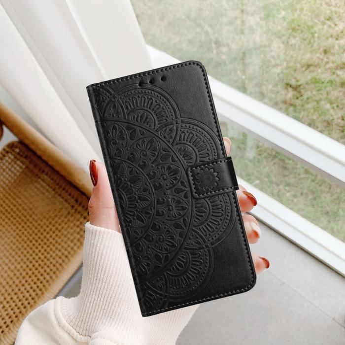 Bild 5, Samsung Galaxy A16 / A26 5G Fodral Mandala Läder Svart