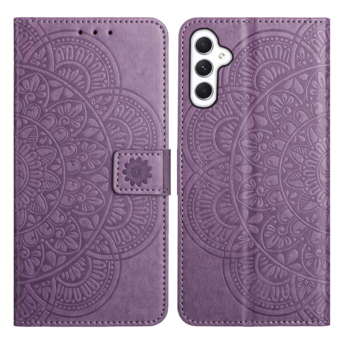 Bild 1, Samsung Galaxy A16 / A26 5G Fodral Mandala Läder Lila