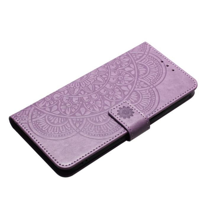 Bild 4, Samsung Galaxy A16 / A26 5G Fodral Mandala Läder Lila