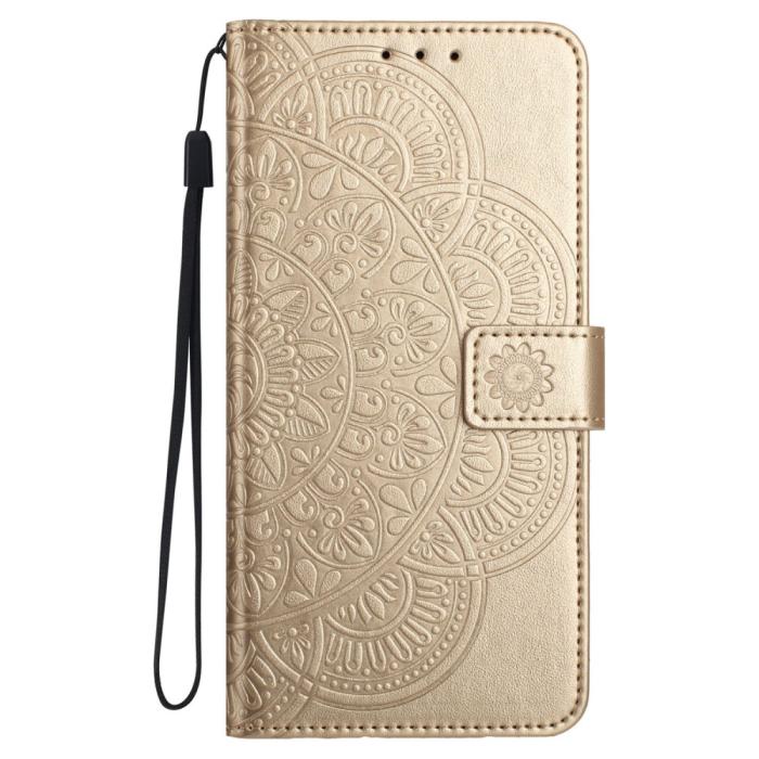Bild 6, Samsung Galaxy A16 / A26 5G Fodral Mandala Läder Guld