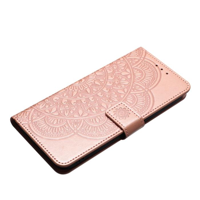 Bild 4, Samsung Galaxy A16 / A26 5G Fodral Mandala Läder Roséguld
