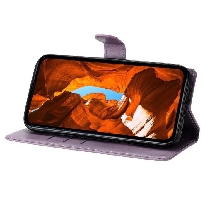 Bild 3, Samsung Galaxy A16/A26 5G Fodral Med Blommigt Tryck Lila