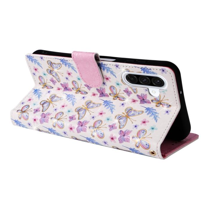 Bild 4, Samsung Galaxy A16/A26 5G Fodral RFID Fjärilar / Blommor