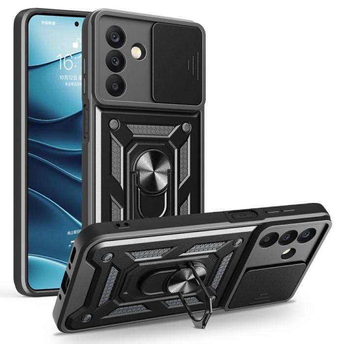 Bild 1, Samsung Galaxy A26 5G Skal CamShield Ring Hybrid Svart