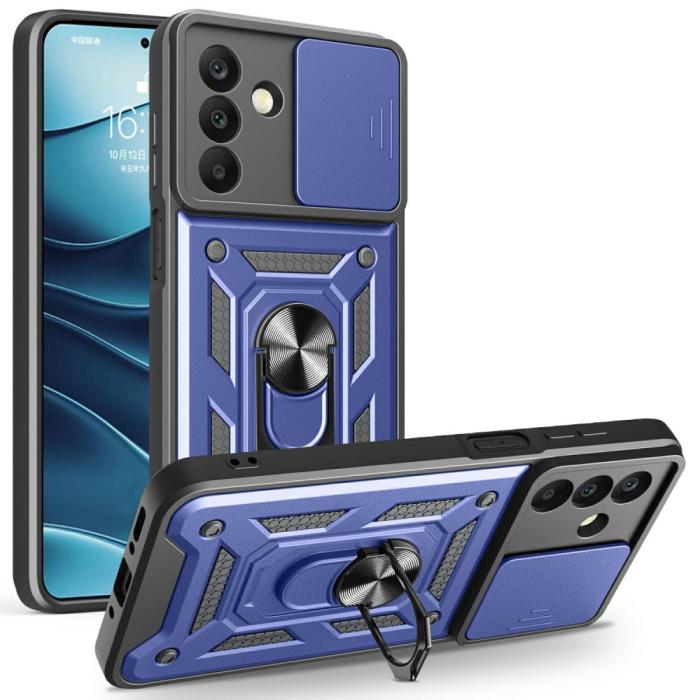 Bild 1, Samsung Galaxy A26 5G Skal CamShield Ring Hybrid Blå