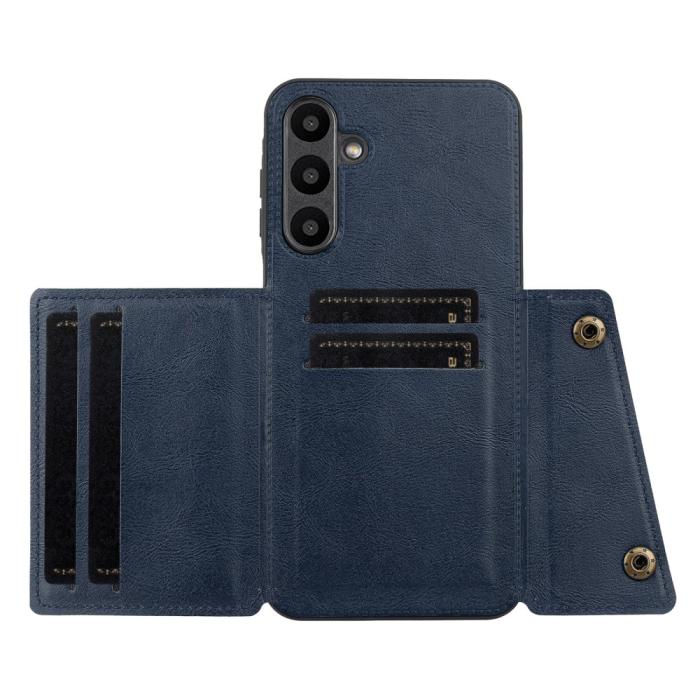 Bild 3, Samsung Galaxy A26 5G Skal Läder Med Kortfack Och Magnet