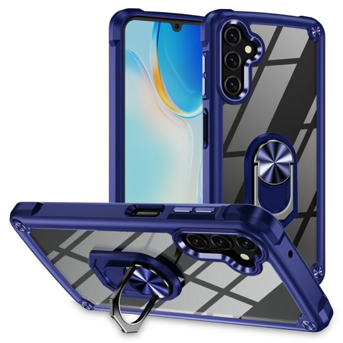 Bild 1, Samsung Galaxy A16/A26 5G Skal Shockproof Ring Hybrid Blå