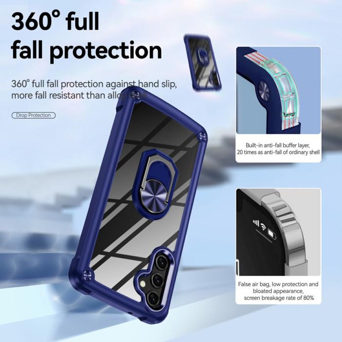 Bild 5, Samsung Galaxy A16/A26 5G Skal Shockproof Ring Hybrid Blå