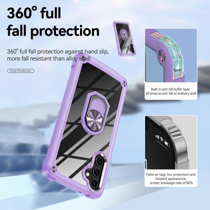 Bild 5, Samsung Galaxy A16/A26 5G Skal Shockproof Ring Hybrid Lila