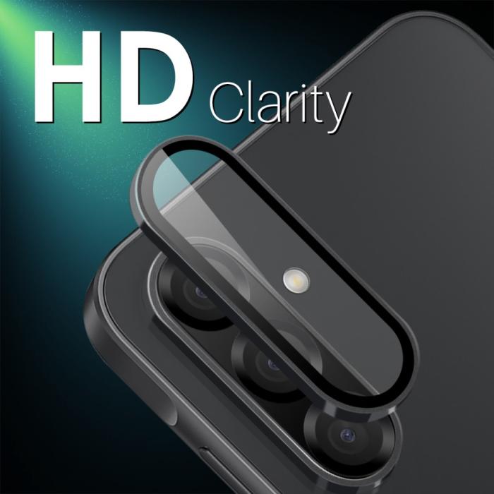 Bild 2, NORTHJO Galaxy A26 5G Linsskydd Härdat Glas Svart