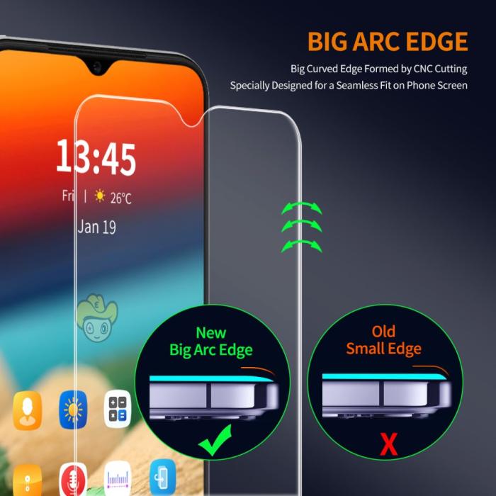 Bild 4, ENKAY Galaxy A26 5G 2-PACK Skärmskydd Härdat Glas