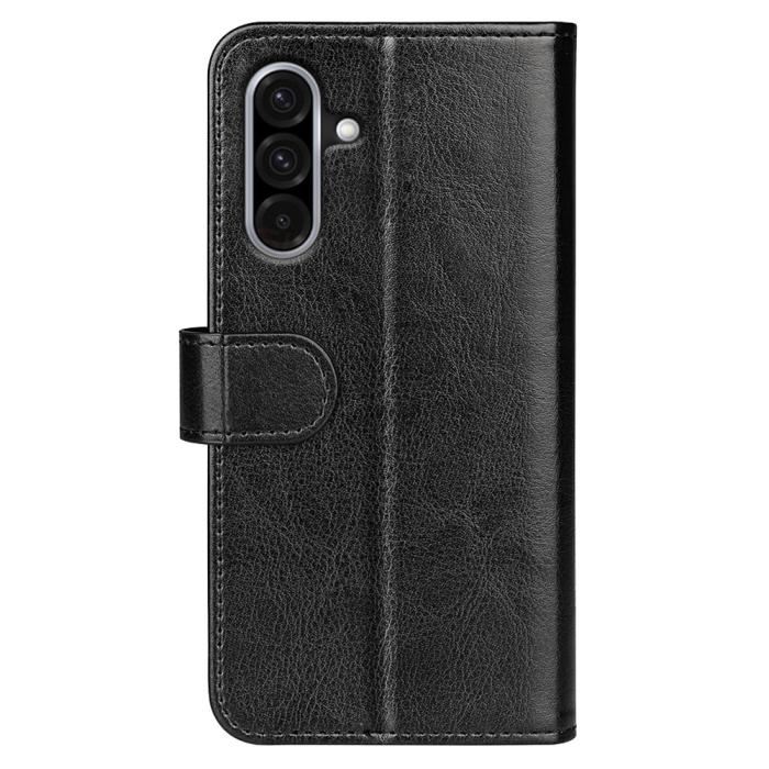 Bild 6, Samsung Galaxy A36 5G/A56 5G Fodral Crazy Horse Läder Svart