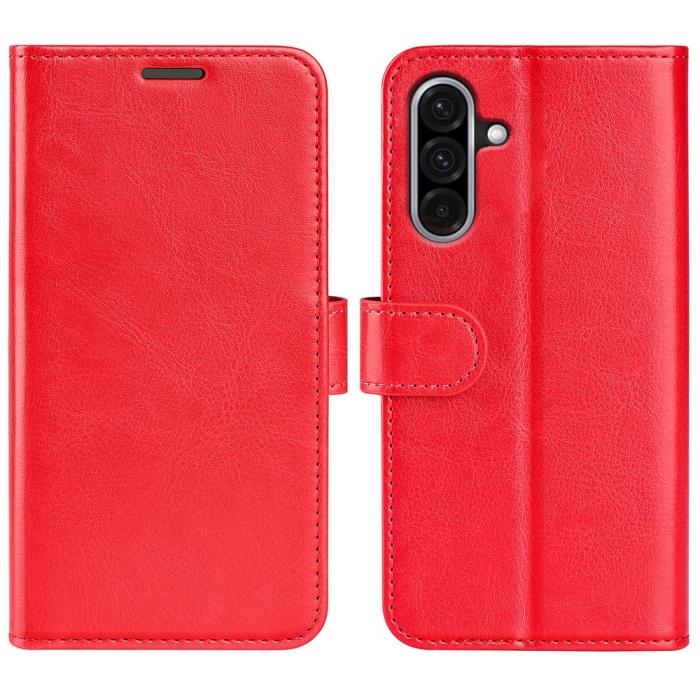 Bild 1, Samsung Galaxy A36 5G/A56 5G Fodral Crazy Horse Läder Röd