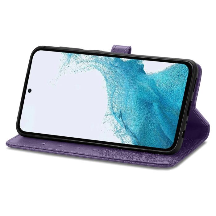 Bild 3, Samsung Galaxy A36 5G/A56 5G Fodral Mandala Läder Lila