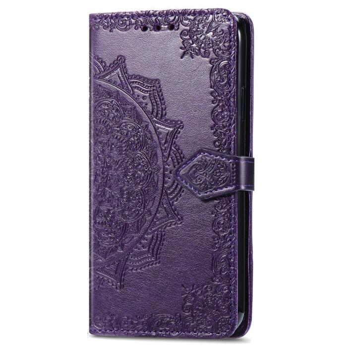 Bild 5, Samsung Galaxy A36 5G/A56 5G Fodral Mandala Läder Lila